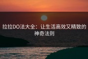 拉拉DO法大全：让生活高效又精致的神奇法则